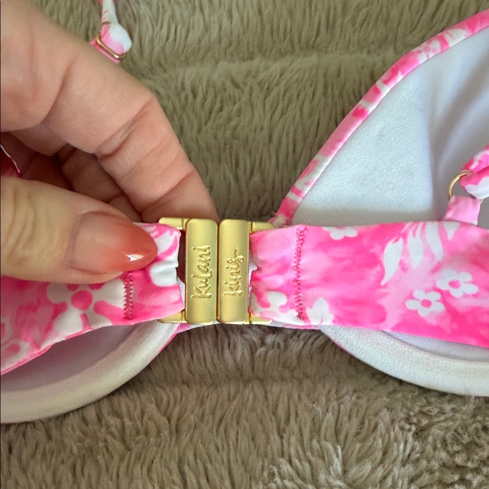 Pink Floral Bikini Set - Picture 2 of 8